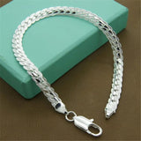925 Silver Charm Chain Bracelets & Jewelry