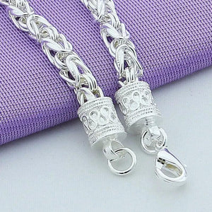 925 Sterling Silver Chain Bracelet Hand Chain Men