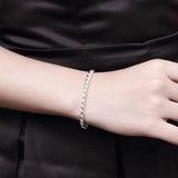 925 Sterling Silver Snake Chain Bracelet 4MM Unisex