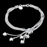 Delicate 925 Sterling Silver Bracelet Snake Chain