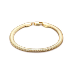925 Silver Bracelet 18K Snake Chain Men Women Charm Jewelry