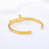 Personalized Stainless Steel Nameplate Bracelet for Women
