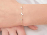 Stainless Steel Letter Bracelet for Women's Jewelry
