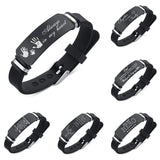 Stainless Steel Bangle Bracelet for Men