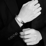 Stainless Steel Bangle Bracelet for Men