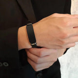 Stainless Steel Bangle Bracelet for Men