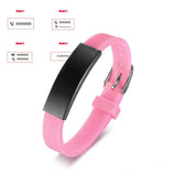 Personalized ICE Name Address Anti-lost Bracelet for Kids