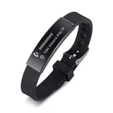 Personalized ICE Name Address Anti-lost Bracelet for Kids