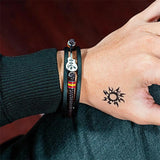 Personalized Stainless Steel Guitar Bracelet for Men