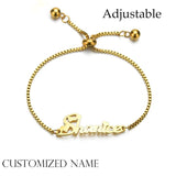 Nextvance Name Heart Bead Chain Bracelet Lover Stainless Steel