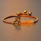 Nextvance Name Heart Bead Chain Bracelet Lover Stainless Steel