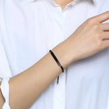 Engrave Name Date ID Bracelet Silver Stainless Steel