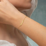 Stainless Steel Chain Name Bracelet Women Jewelry