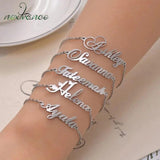 Personalized Stainless Steel Name Bracelet Bangle