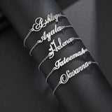 Personalized Stainless Steel Name Bracelet Bangle