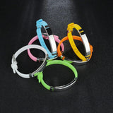 Personalized Nameplate Bracelet Stainless Steel ID Luminous Adjustable Gift