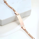 Baby Name Bracelet Stainless Steel Carousel Toddler Adjustable Chain Bracelets