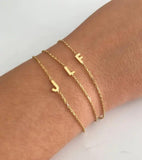 Personalized Letter Bracelets For Women Wedding Jewelry Stainless Steel