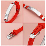 Kids Medical Alert ID Bracelet - Adjustable Silicone ICE SOS Bangle