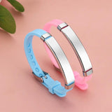 Kids Medical Alert ID Bracelet - Adjustable Silicone ICE SOS Bangle