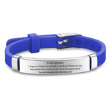 Personalized Children's Silicone Bracelet with Engraving
