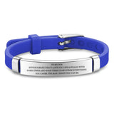 Personalized Children's Silicone Bracelet with Engraving
