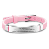 Personalized Children's Silicone Bracelet with Engraving