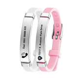 Personalized Children's Silicone Bracelet with Engraving