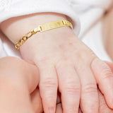 Personalized Baby Bracelet Stainless Steel ID Letter Kids Jewelry