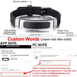 12mm Stainless Steel ID Bangle with Adjustable Silicone Band