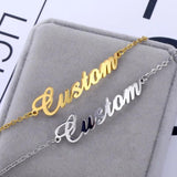 Personalized Name Bracelet Stainless Steel Chain Letter Jewelry Birthday Gift