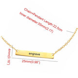 Personalized Engraved Name Bracelet Stainless Steel Laser Bangle Jewelry