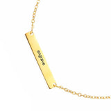 Personalized Engraved Name Bracelet Stainless Steel Laser Bangle Jewelry