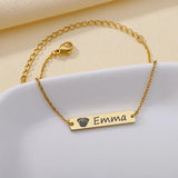 Animal Picture Engraved Bracelet Stainless Steel Women's Jewelry