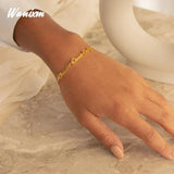 Personalized Name Bracelet for Women Stainless Steel