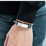 Personalized Stainless Steel Men's Bracelet