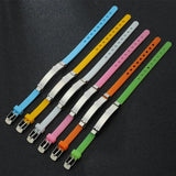 Baby Waterproof Silicone ID Phone Bracelet Stainless Kids Engrave