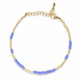 Bohemian Seed Bead Adjustable Bracelet with Freshwater Pearl - Colorful Bangle