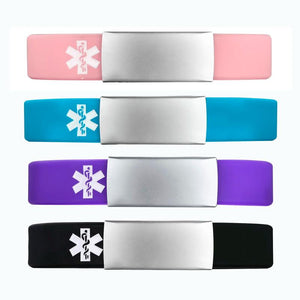 ID Wristbands for Women with Type 1 Diabetes, Engraved ICE Bangle