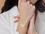 Personalised Letter Stainless Steel Name Bracelet for Women