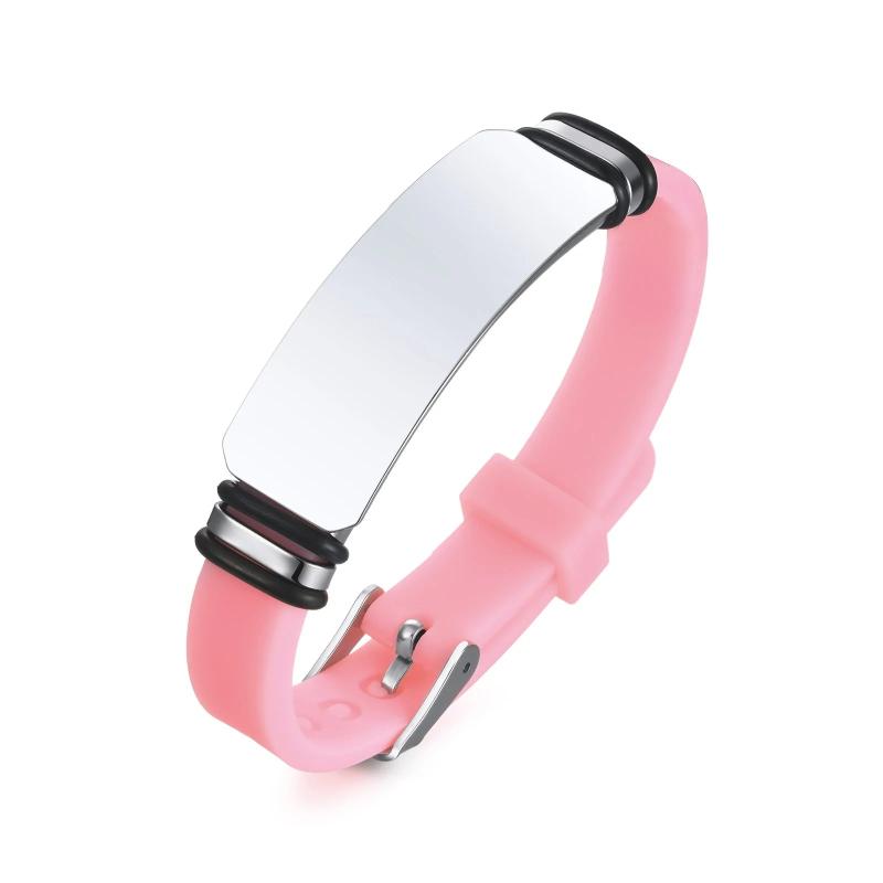 Customized Stainless Steel ID Bracelet for Women