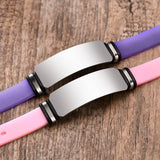 Customized Stainless Steel ID Bracelet for Women