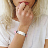 Customized Stainless Steel ID Bracelet for Women