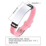 Customized Stainless Steel ID Bracelet for Women