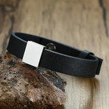 Customizable Men Women Tree of Life Leather Bracelet
