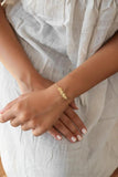 Personalized Name Bracelet for Women Engraved Handwriting Love Bangle Gift