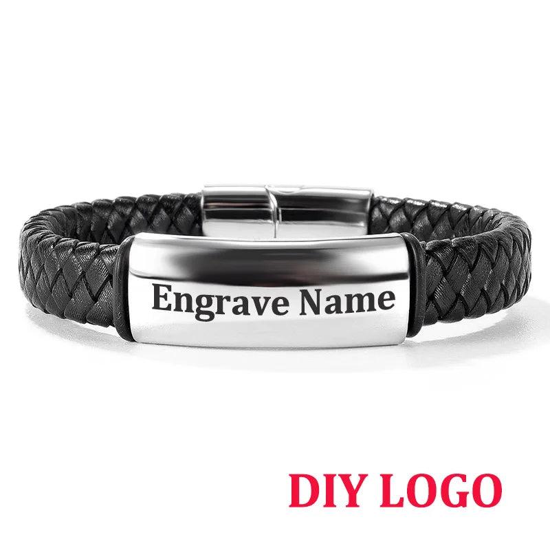 Men's Stainless Steel Personalized Bracelet