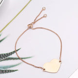 Engraved Photo Bracelet Personalized Date Name Logo Adjustable