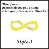 Personalized Infinity Name Bracelet for Women - Adjustable Rope Jewelry