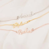 Women's Stainless Steel Name Bracelet Letter Charm Personalized Jewelry